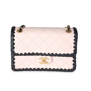 Chanel Beige Lambskin & Black Whipstitch My Own Mini Frame Bag